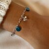 Bracelet breloques cœurs