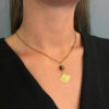 Collier feuille de ginkgo
