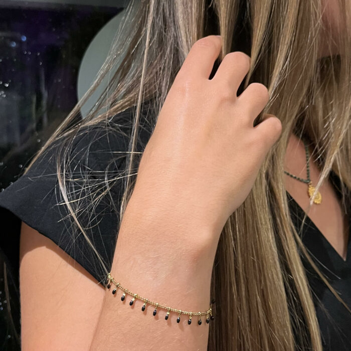 Bracelet Pampilles Noires