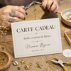Carte cadeau atelier création de bijoux à Bordeaux